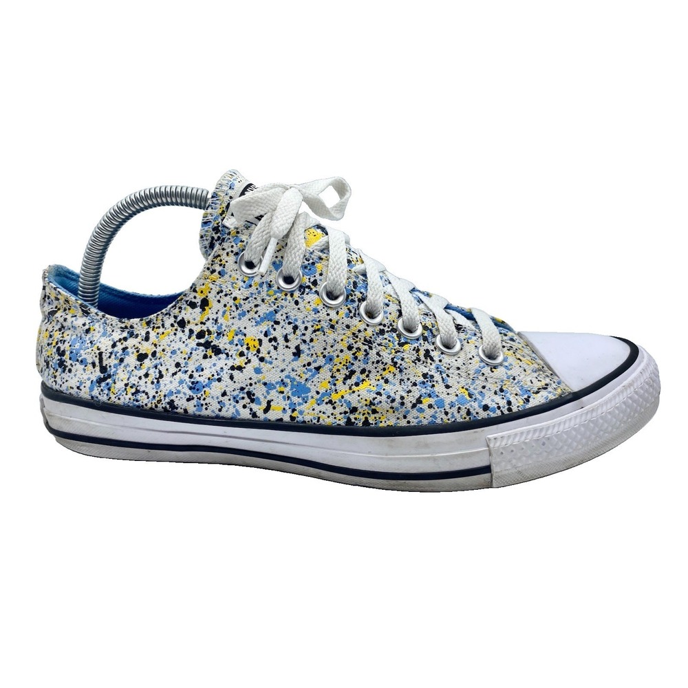 Converse Chuck Taylor All Star Sneakers M9/W11 Paint Splatter A00469F Low Top